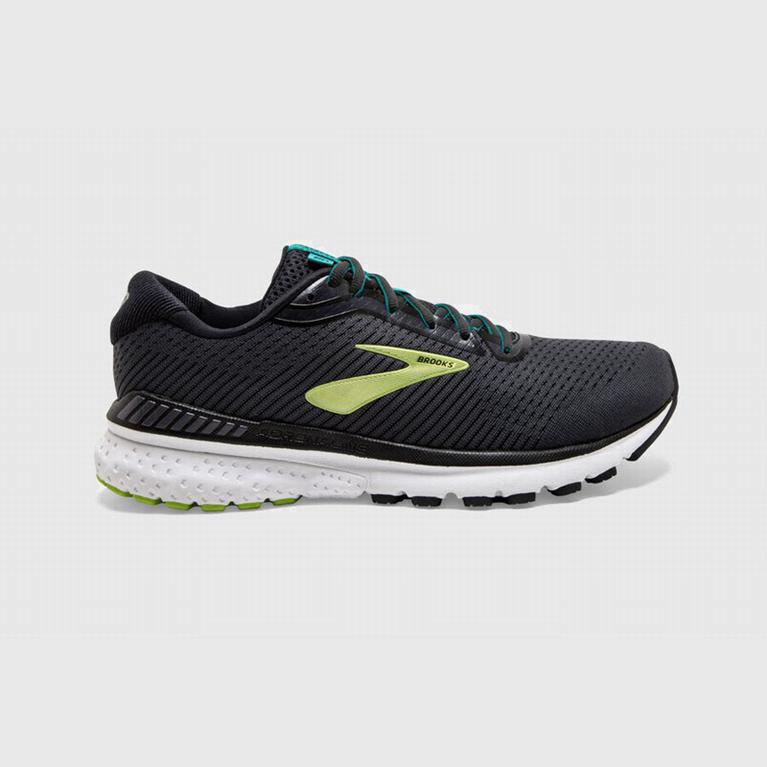 Brooks Adrenaline Gts 20 - Zapatillas Running Asfalto Hombre - Negras / Azules / Verde (DG0239874)